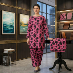 2 Piece LawnDigital Print Suit Design LS194 – Elegant Ladies Summer Wear | Soft & Breathable Fabric