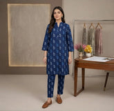 2 Piece LawnDigital Print Suit Design LS201 – Stylish Ladies Outfit | Soft & Breathable Summer Wear