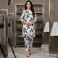 2 Piece LawnDigital Print Suit Design LS216 – Stylish Ladies Summer Outfit | Soft & Breathable Fabric