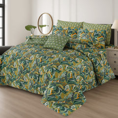 7 Pcs Comforter Set King Size Design KCC 101