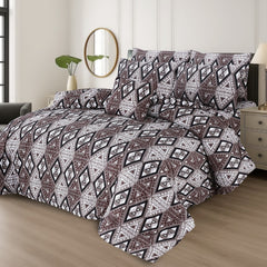 7 Pcs Comforter Set King Size Design KCC 00342