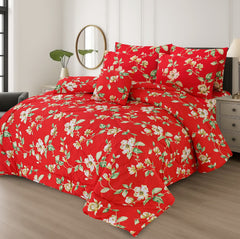 7 Pcs Comforter Set King Size Design KCC 00352