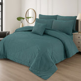 7 Pcs Comforter Set King Size Design KCC 00411