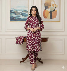 2 Piece Lawn Digital Suit Design LS187