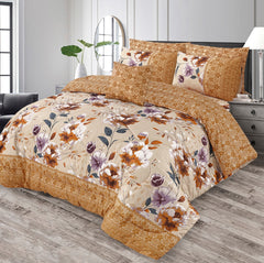 7 Pcs Comforter Set King Size Design KCC 00405