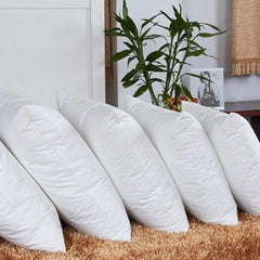 Pack of 5 White Filled Cushions FC 2