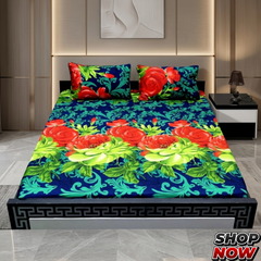 Cotton Satin King Size Bed Sheet STN 005