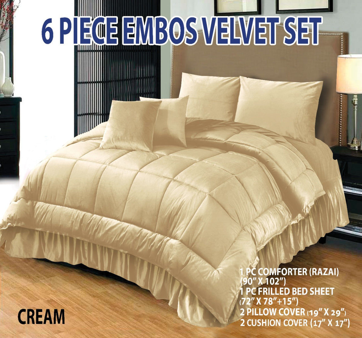 14 pcs VELVET Bridal set 9916