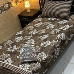 4 Pcs Single Pair Bedsheets (2x single bed sheets) 8886