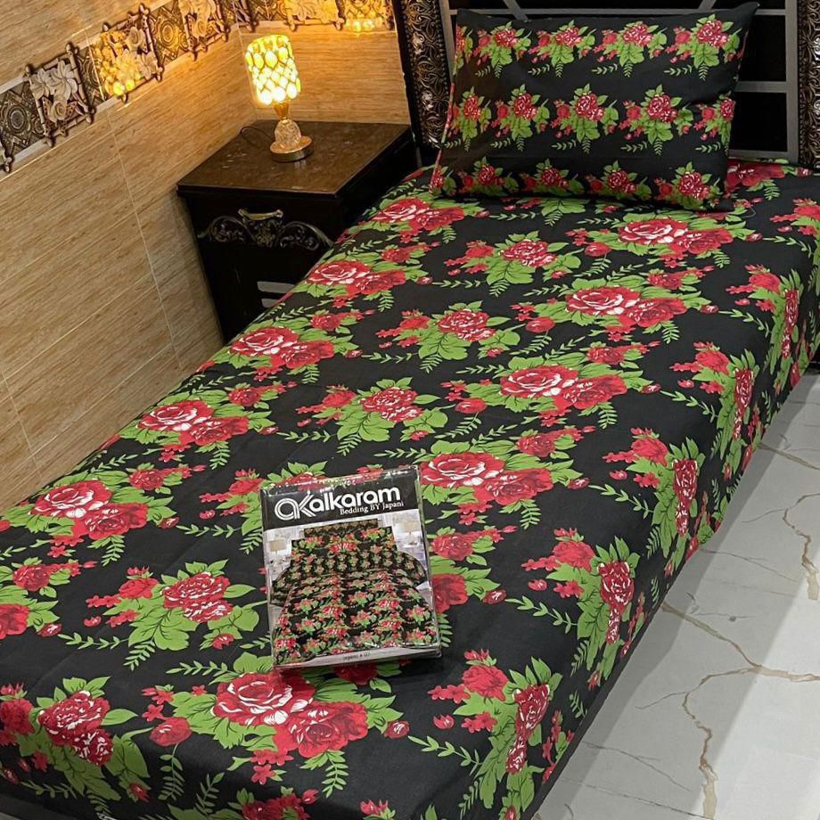 4 Pcs Single Pair Bedsheets (2x single bed sheets) 8869