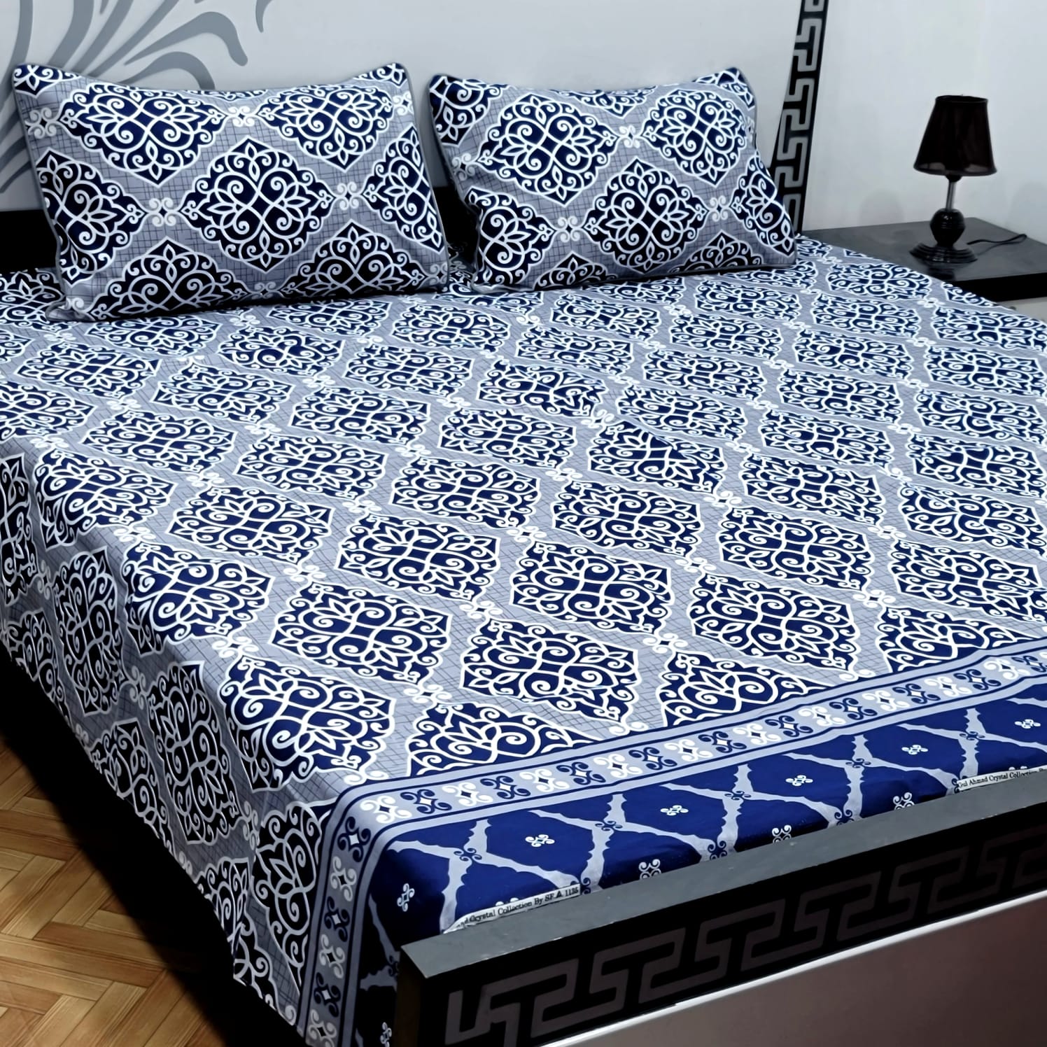 Cotton Satin King Size Bed Sheet STN 027
