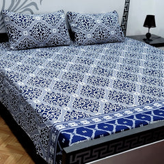 Cotton Satin King Size Bed Sheet STN 027