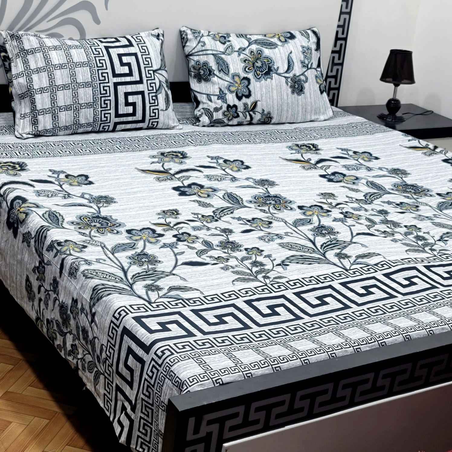 Cotton Satin King Size Bed Sheet STN 026