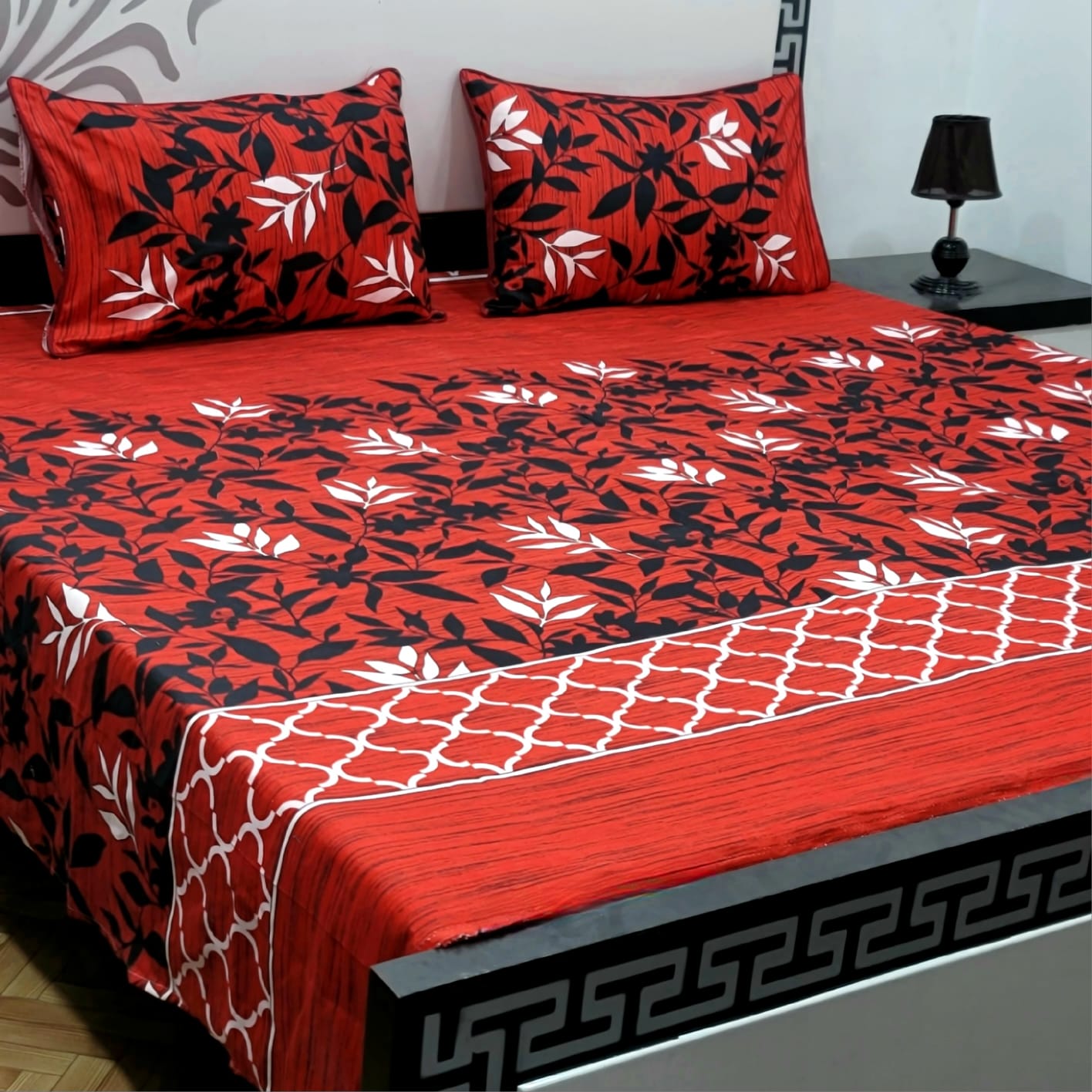 Cotton Satin King Size Bed Sheet STN 023