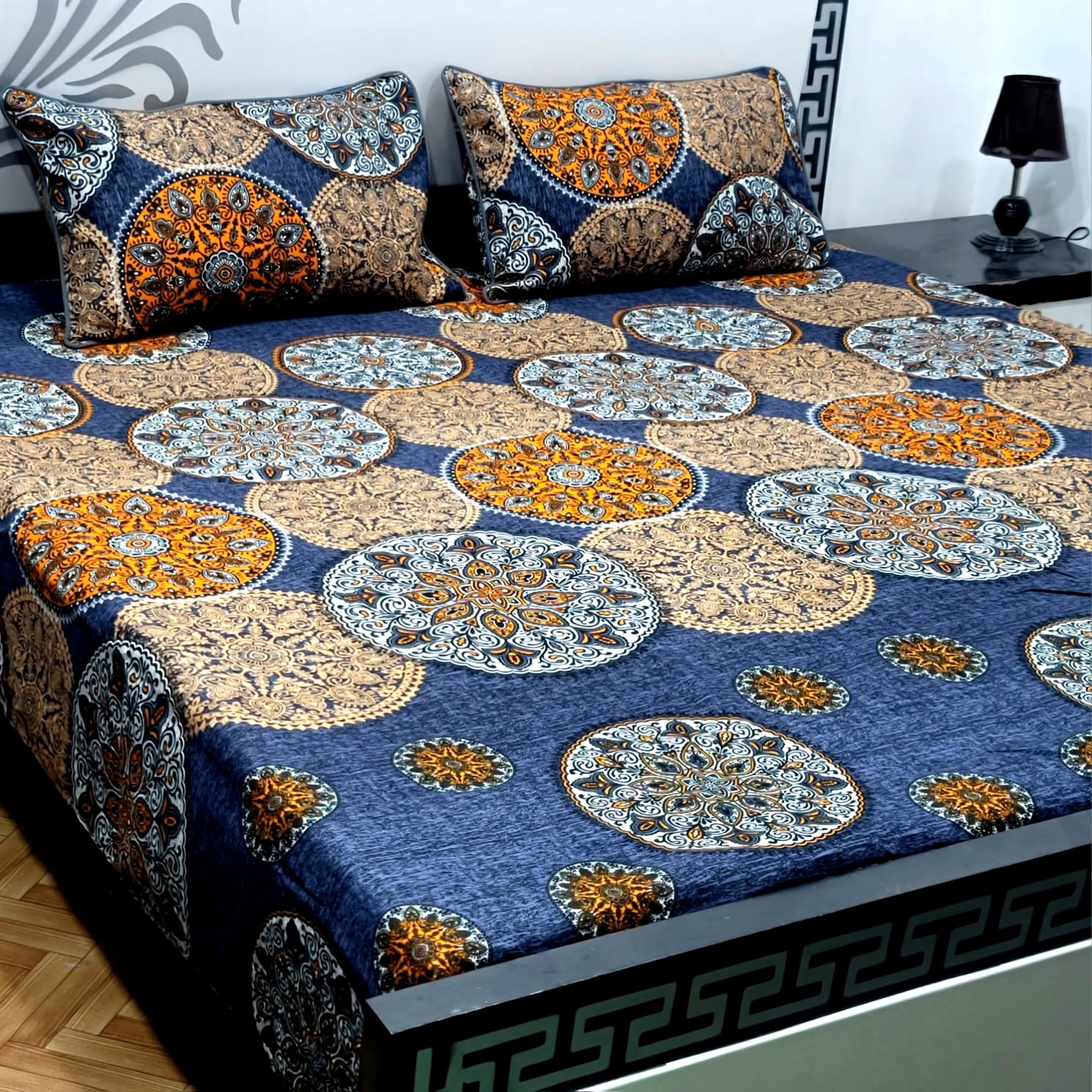 Cotton Satin King Size Bed Sheet STN 022