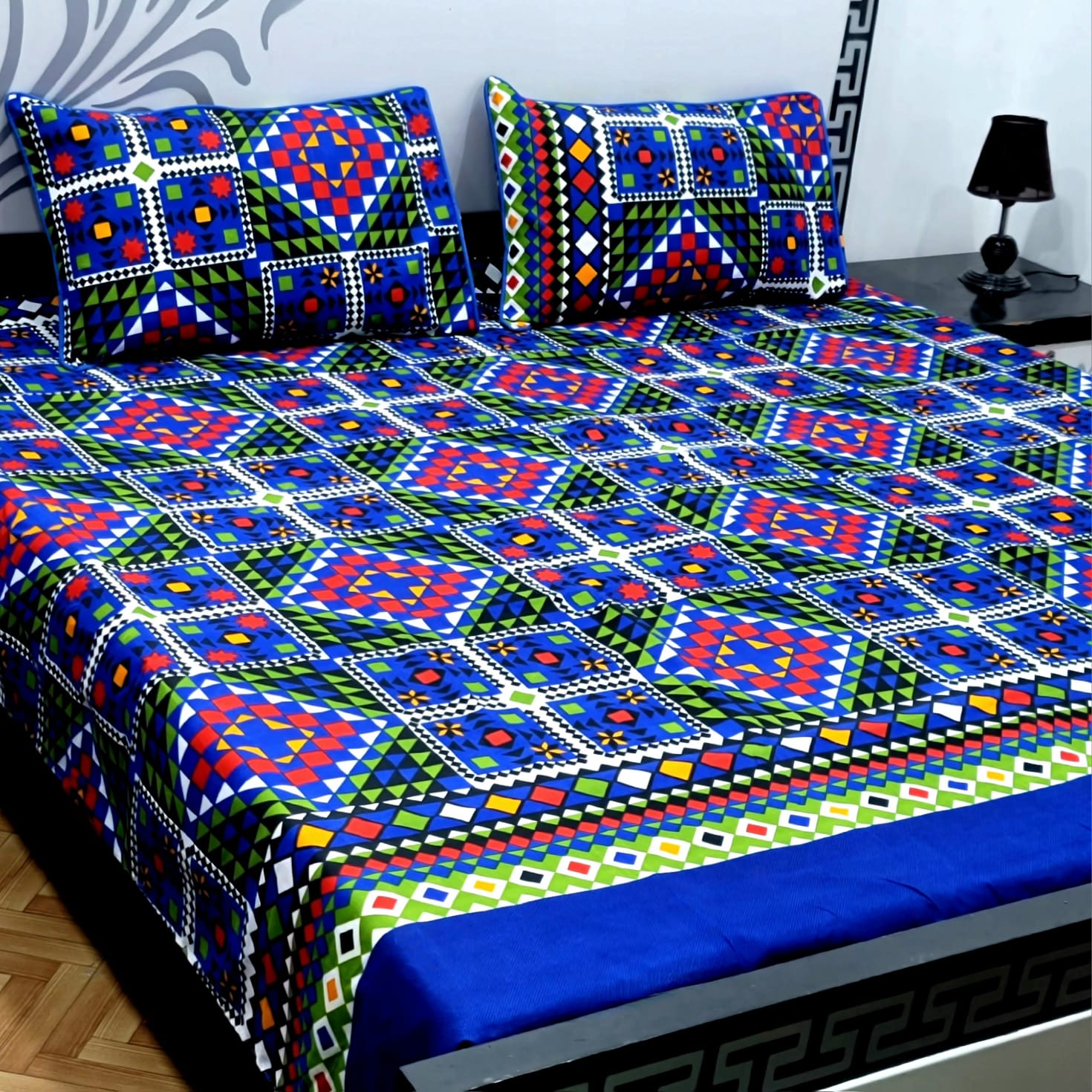 Cotton Satin King Size Bed Sheet STN 016