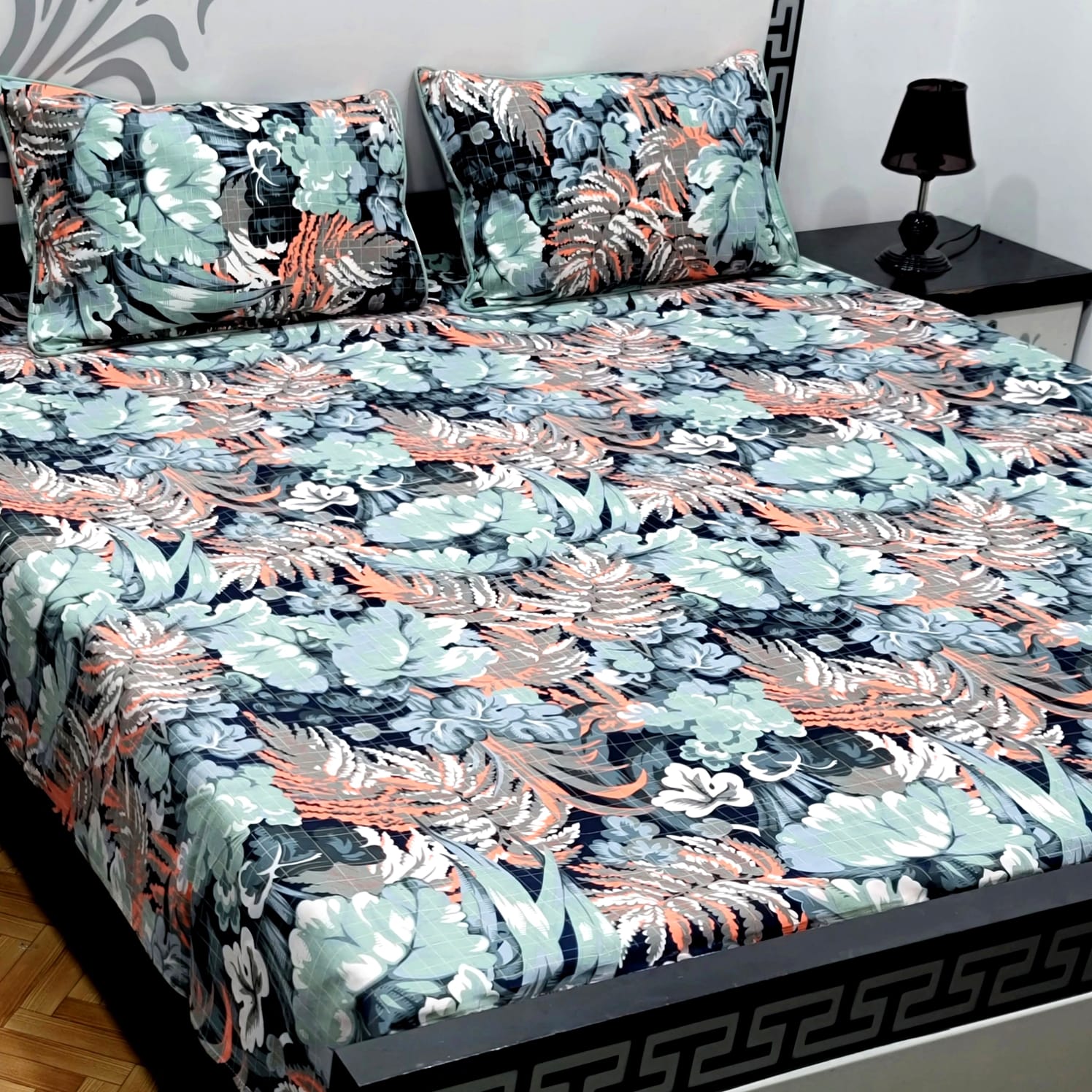 Cotton Satin King Size Bed Sheet STN 006