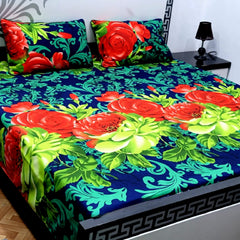 Cotton Satin King Size Bed Sheet STN 005