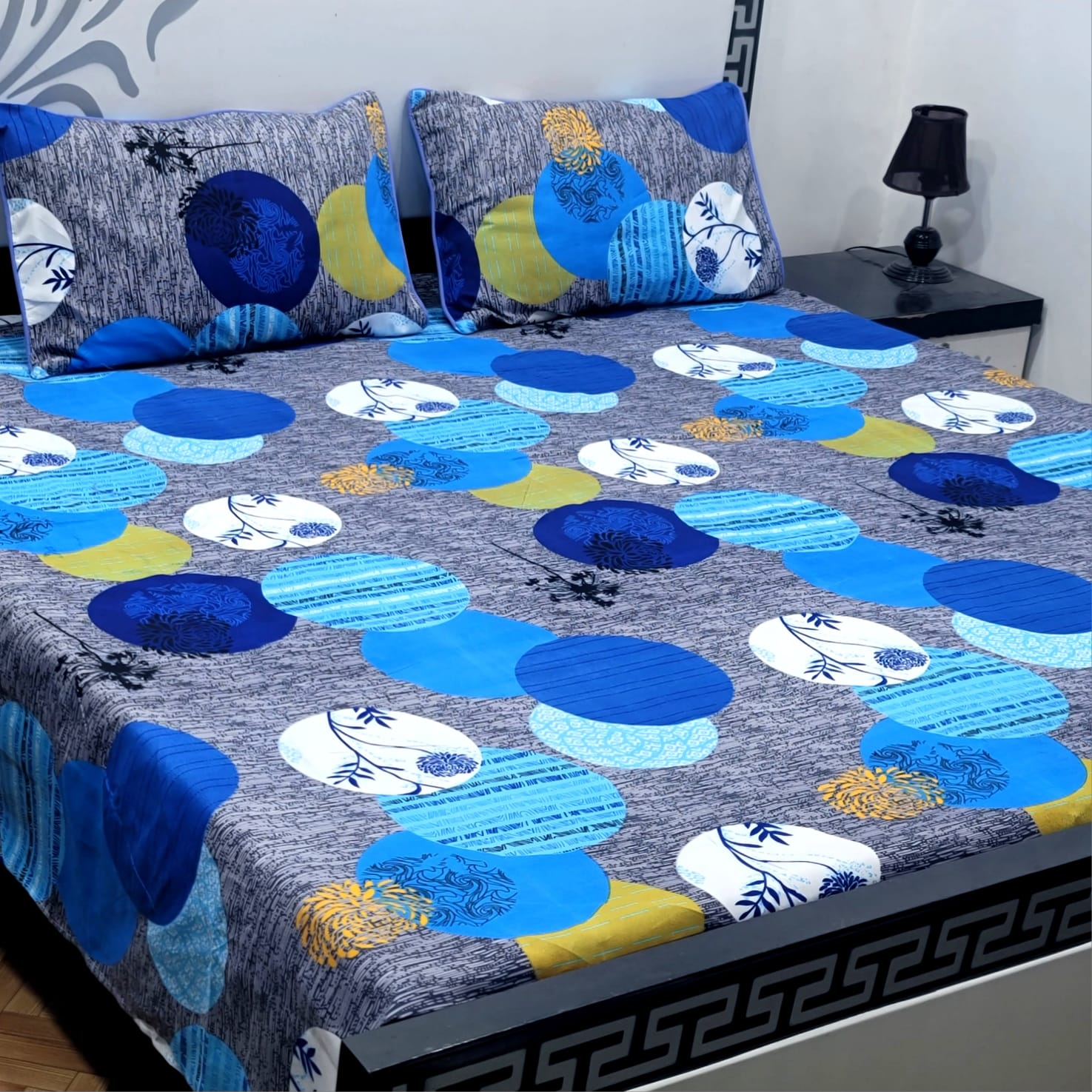 Cotton Satin King Size Bed Sheet STN 002