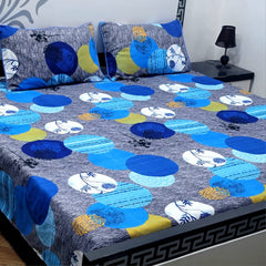 Cotton Satin King Size Bed Sheet STN 002