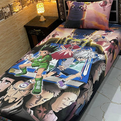 4 Pcs KIDS Single Pair Bedsheets (2x single bed sheets) KIDS 758