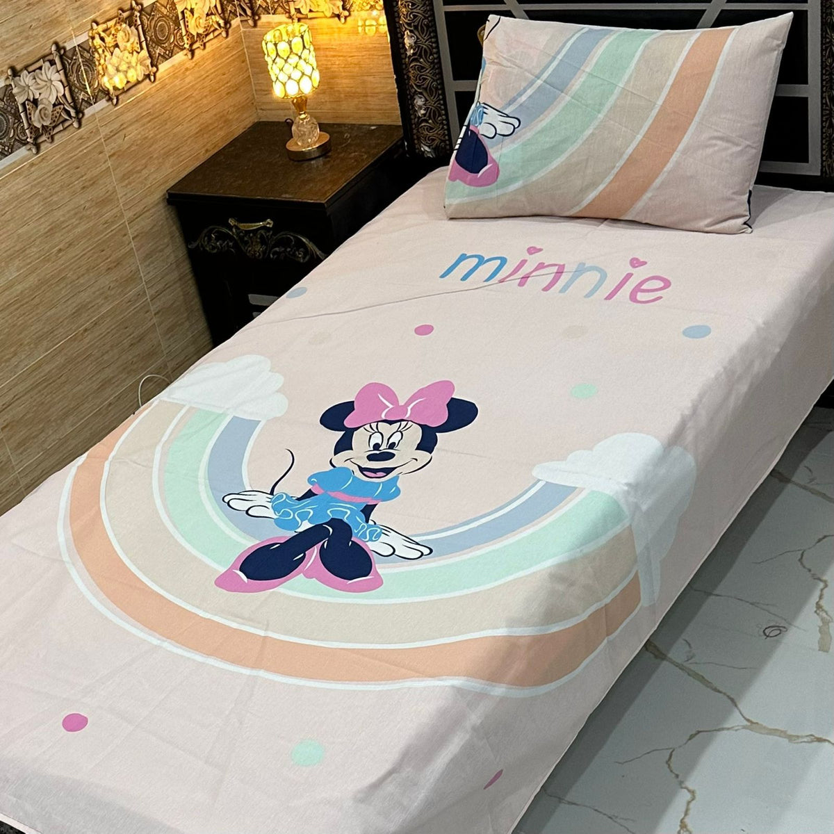 4 Pcs KIDS Single Pair Bedsheets (2x single bed sheets) KIDS 750