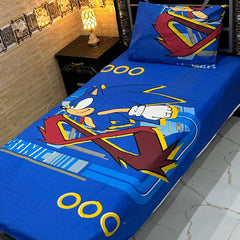 4 Pcs KIDS Single Pair Bedsheets (2x single bed sheets) KIDS 746