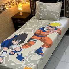4 Pcs KIDS Single Pair Bedsheets (2x single bed sheets) KIDS 738