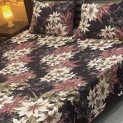 Cotton Satin King Size Bed Sheet STN 036