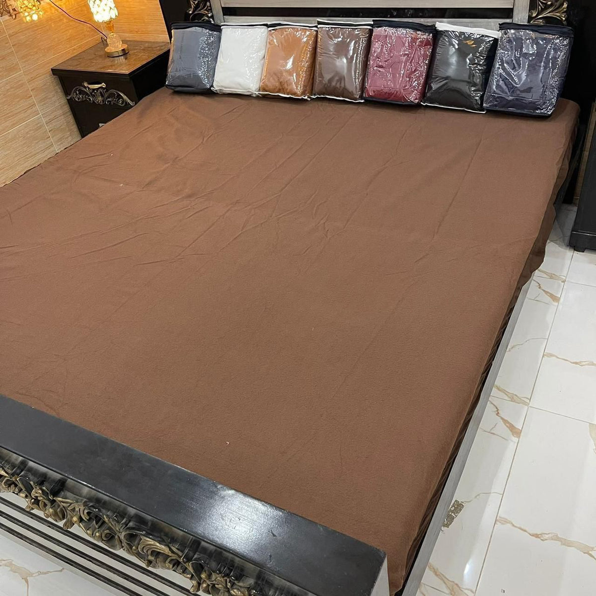 Waterproof Mattress Protector Covers – DARK BROWN