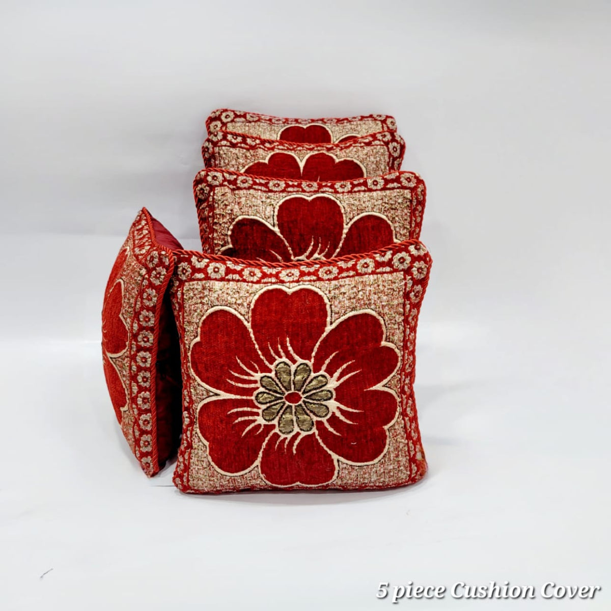 5 Pcs Velvet Jaquard Cushion covers csn 066