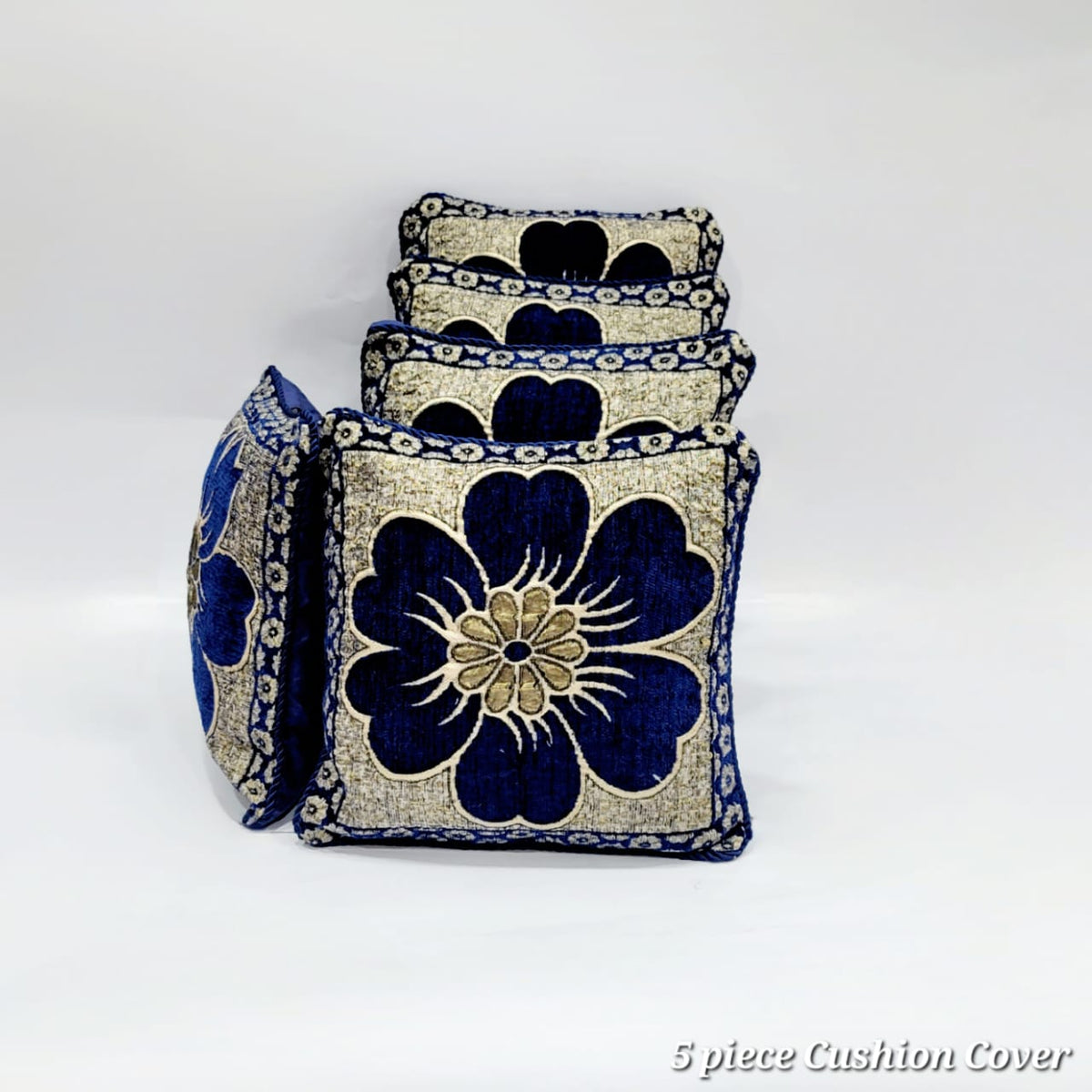 5 Pcs Velvet Jaquard Cushion covers csn 068