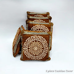 5 Pcs Velvet Jaquard Cushion covers csn 070