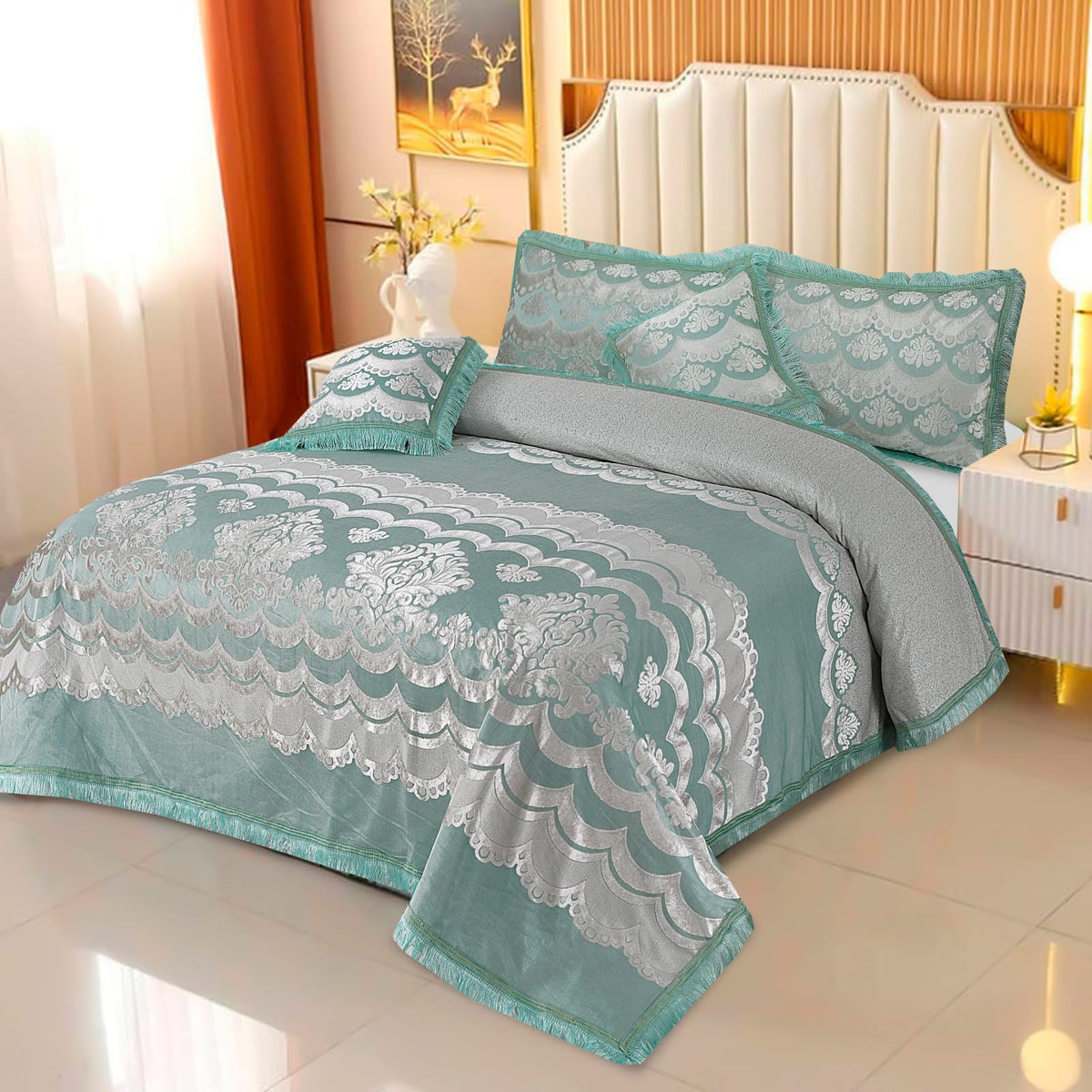 5 Pcs Palachi Bedsheet Set FB-017