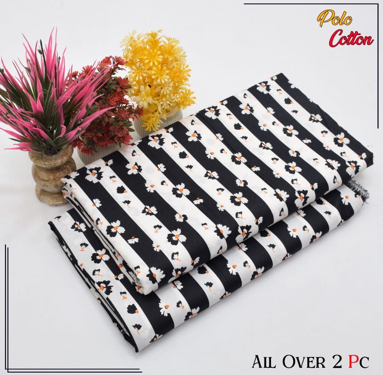 2 Piece – Cotton Digital Print Suit ( Design LS120)