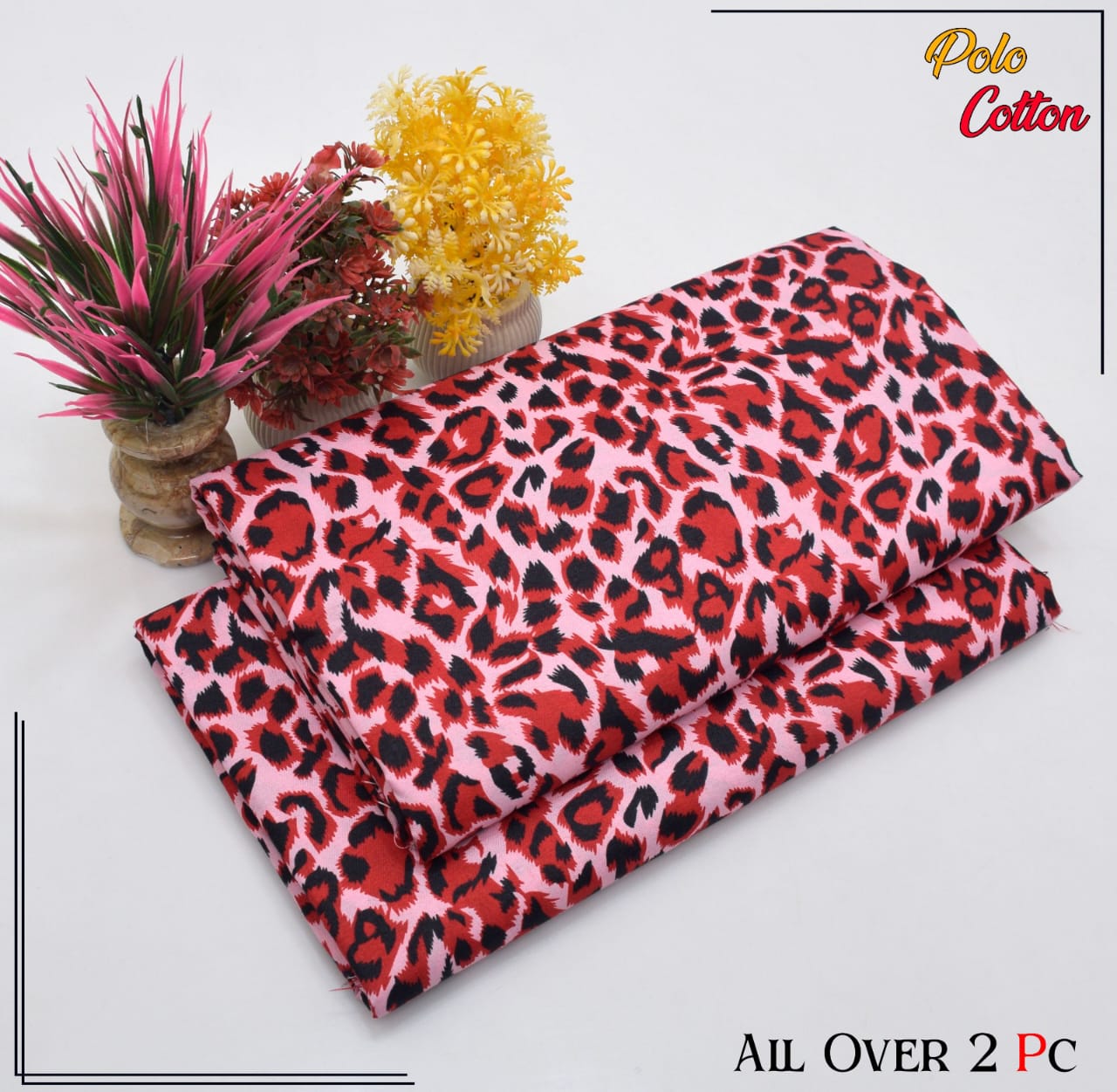 2 Piece – Cotton Digital Print Suit ( Design LS130)