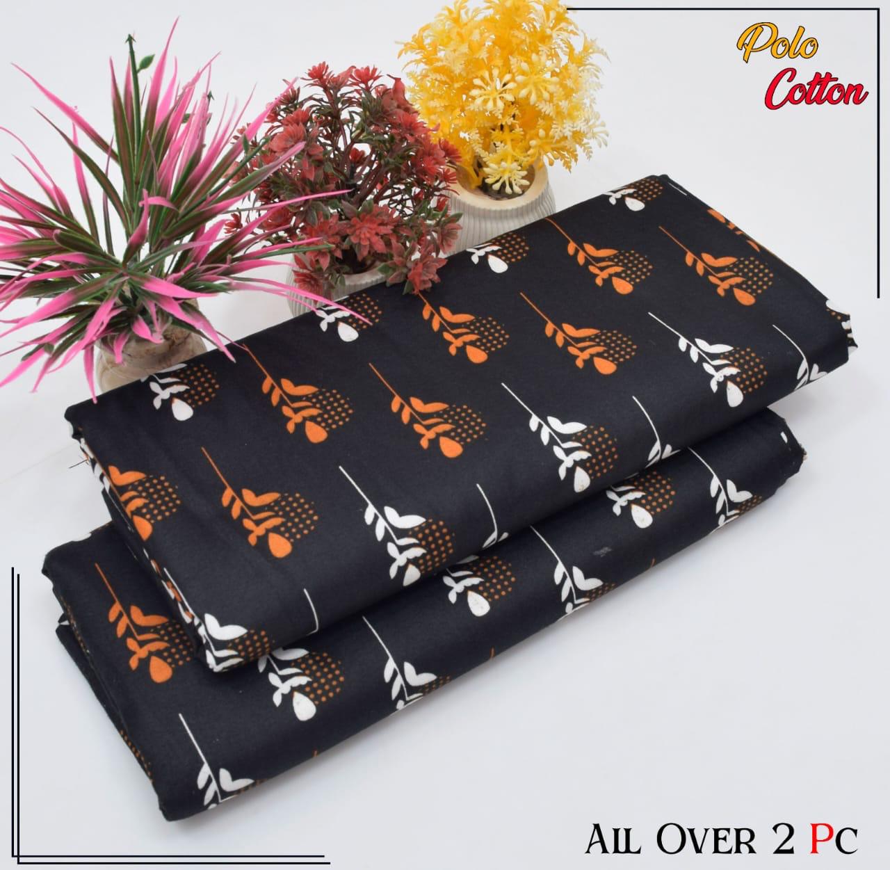 2 Piece – Cotton Digital Print Suit ( Design LS204)