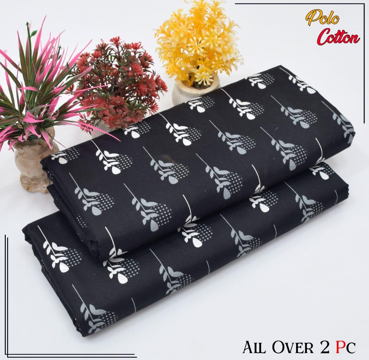 2 Piece – Cotton Digital Print Suit ( Design LS202)