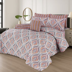 7 Pcs Comforter Set King Size Design KCC 00328