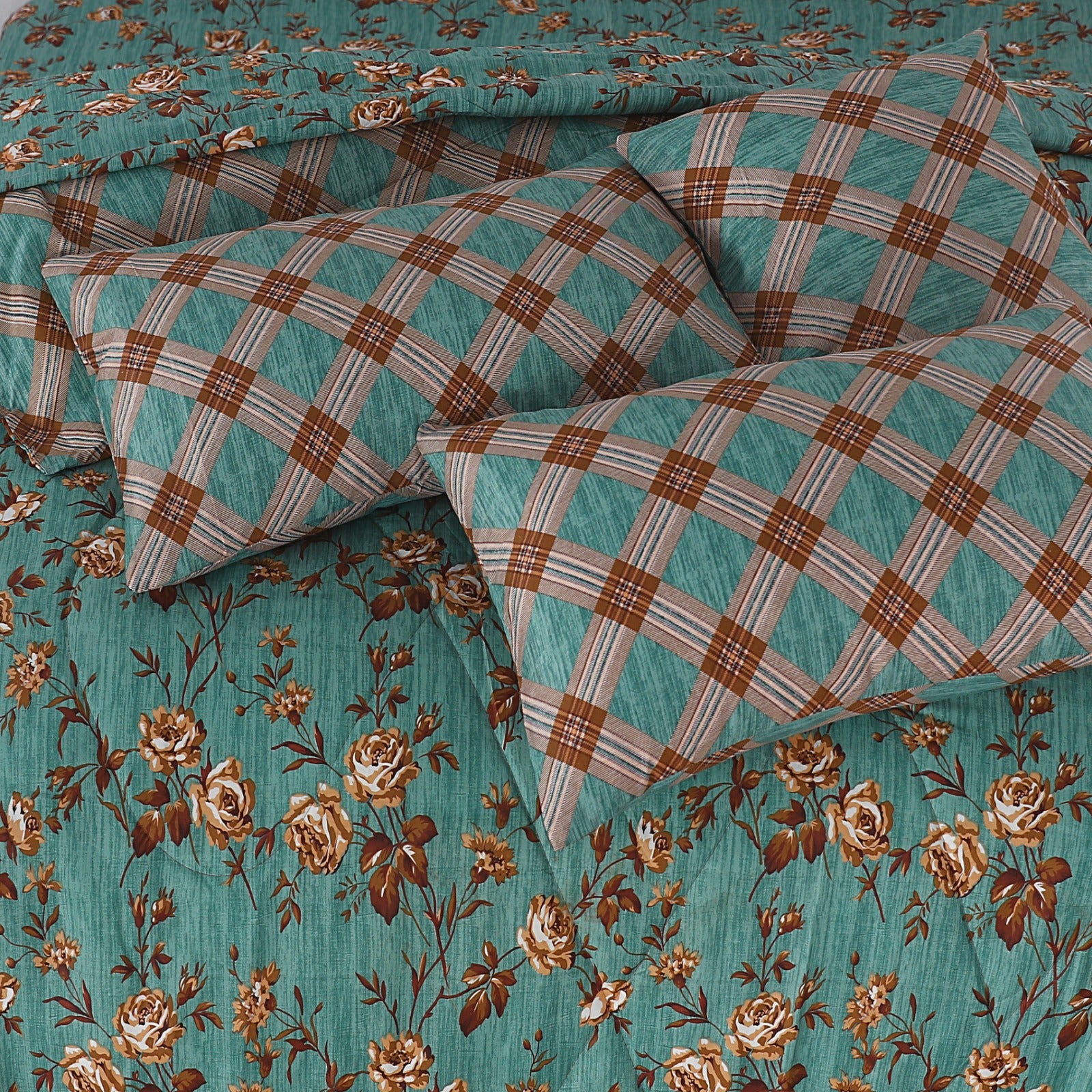 7 Pcs Comforter Set King Size Design KCC 00326