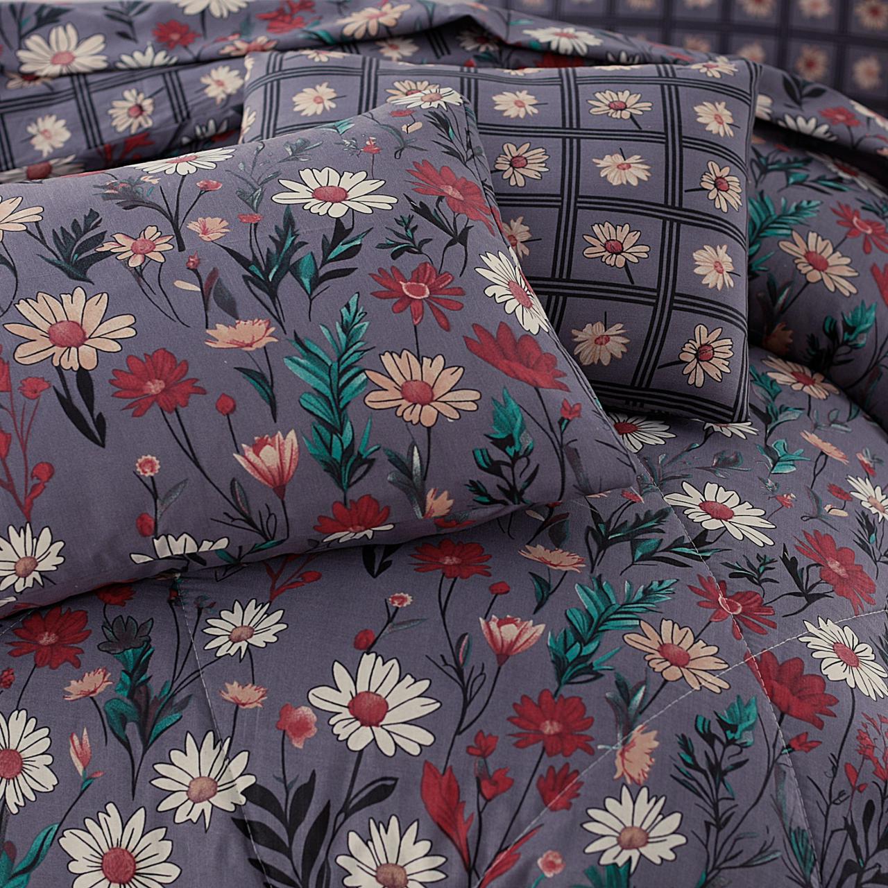 7 Pcs Comforter Set King Size Design KCC 00341