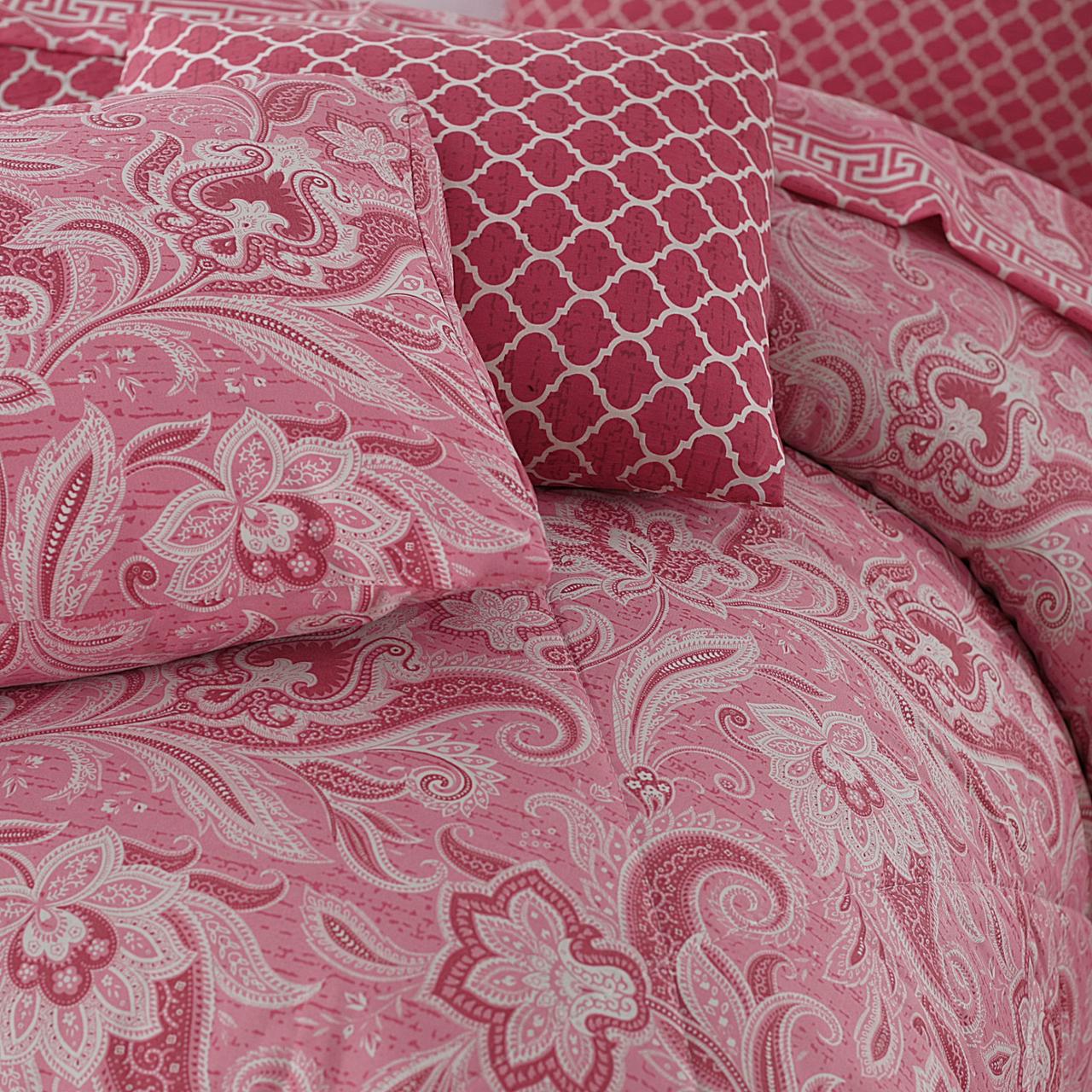 7 Pcs Comforter Set King Size Design KCC 00340