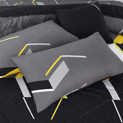 7 Pcs Comforter Set King Size Design KCC 00350
