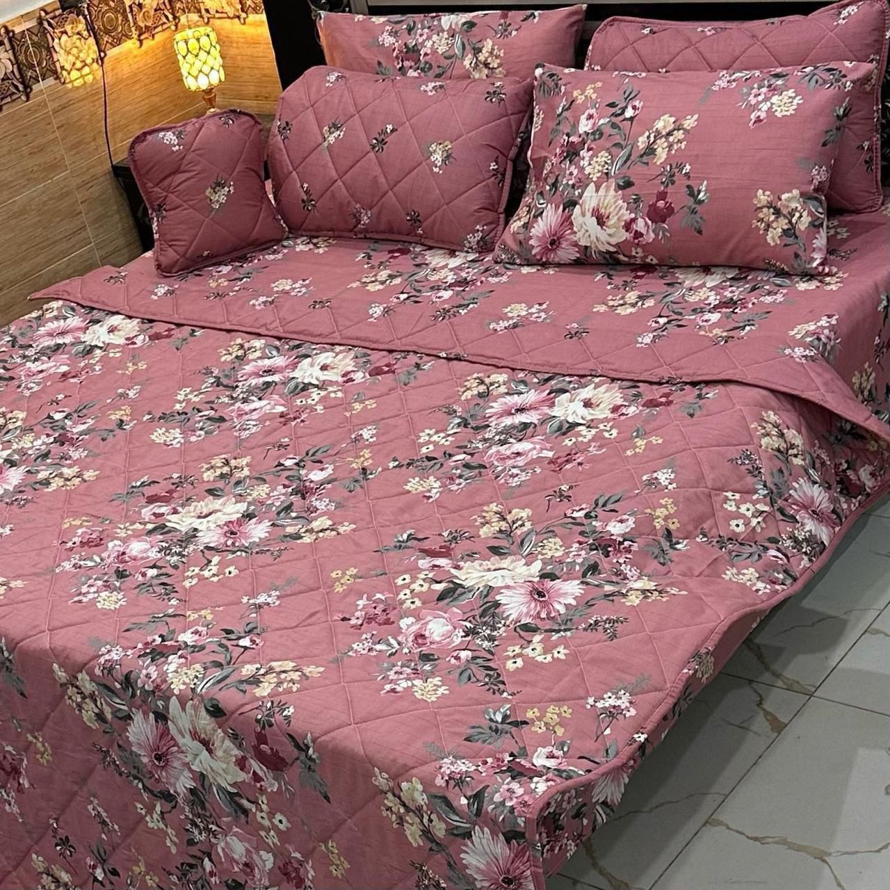 7 Pcs Comforter Set King Size Design KCC 00365