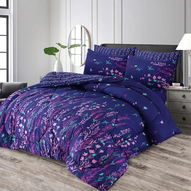 7 Pcs Comforter Set King Size Design KCC 00397