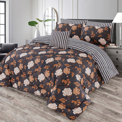 7 Pcs Comforter Set King Size Design KCC 00396