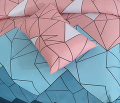 3PCS KING COTTON BED SHEET  B-827