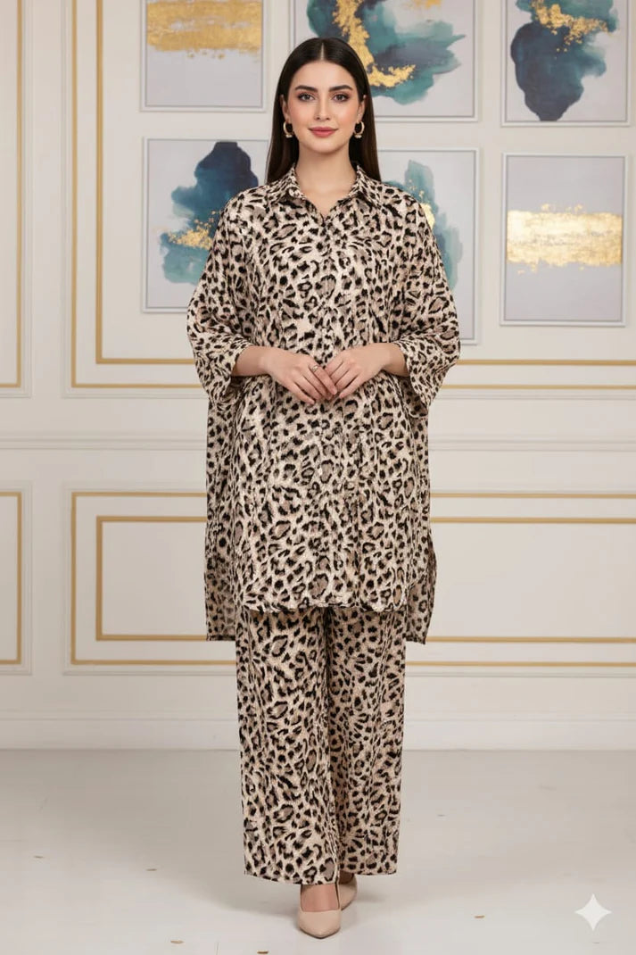 2 Piece  Lawn DigitalPrint Suit Design LS217