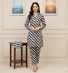 2 Piece  Lawn Digital Print Suit Design LS192