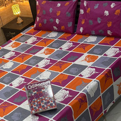 3 Pcs Bed sheet B-671